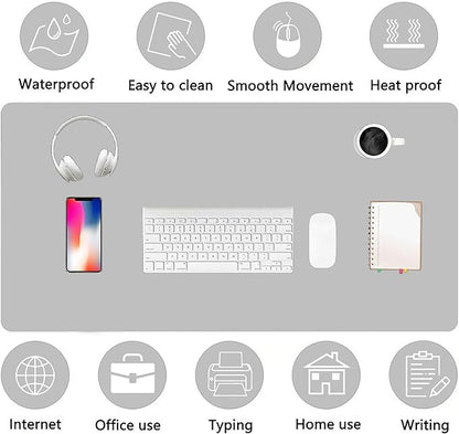 PU Leather Desk Pad Protector Gaming Mouse Pad Non Slip Desk Mat - Image 5