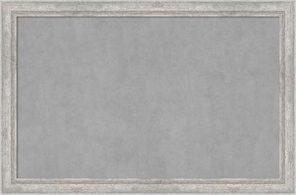 Amanti Art Silver Framed Magnetic Board 23x35 Large Vision Board by AmantiArt