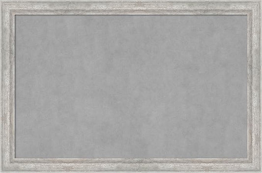 Amanti Art Silver Framed Magnetic Board 23x35 Large Vision Board by AmantiArt