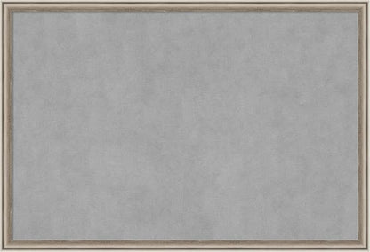 Amanti Art Silver Framed Magnetic Board 26x38 Large Vision Board by AmantiArt