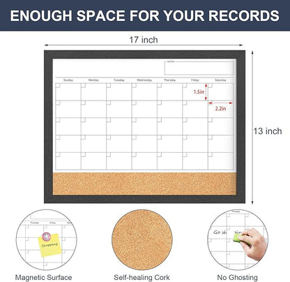 Dry Erase Calendar for Wall, 17x13 Inches Calendar Whiteboard for Wall - Image 4