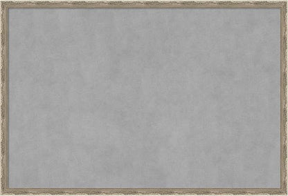 Amanti Art Silver Framed Magnetic Board 26x38 Large Vision Board by AmantiArt