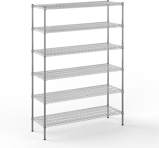 Regal Altair 18" Deep x 54" Wide x 74" Height Wire Shelving Kit | 6-Tier | NSF by Regal+Altair