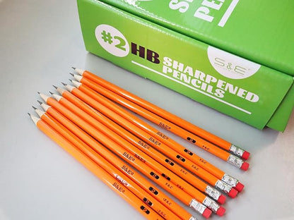 S & E TEACHER'S EDITION Woodcased #2 Pencils, Pre-sharpened, HB Lead Bulk Box - Image 3