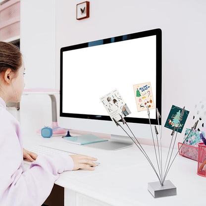Cube Base 8-Branch Tree Style Memo/Card/Paper/Photo Holder Table Number Holder - Image 4