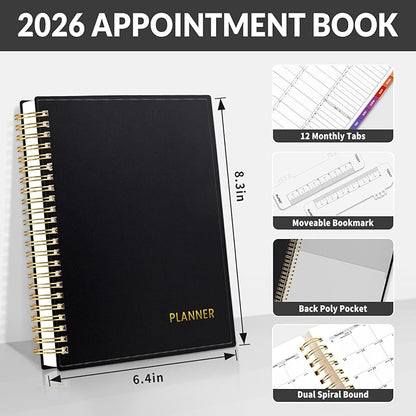 SUNEE 2026 Appointment Book, Quarter-Hourly, Weekly & Monthly - Image 4