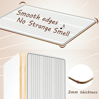 10 Pack Double Sided Music Staff Whiteboard -9''x12'' Keyboard Whiteboard - Image 7