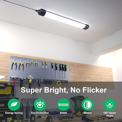 Modlicht Plug in Light 4FT 5000K Linkable LED Tube Shop Closet Under-Cabinet - Image 5