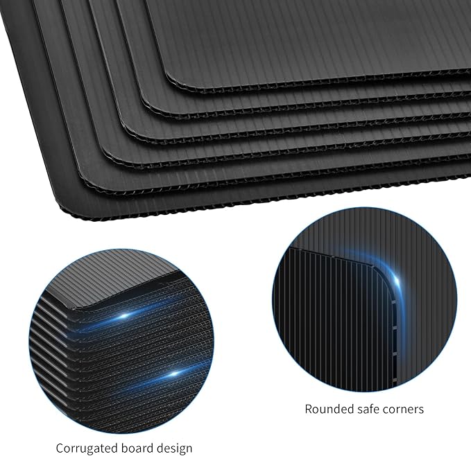18 Pack Black Desk Dividers for Students, Privacy Shields Folder for Students - Image 8