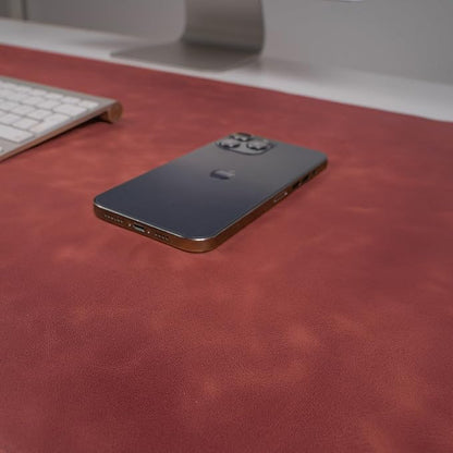 Node Leather - Genuine Leather Desk Mat - Executive Real Leather Desk Pad - - Image 5