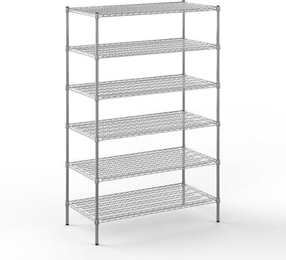 Regal Altair 24" Deep x 48" Wide x 74" Height Wire Shelving Kit | 6-Tier | NSF by Regal+Altair