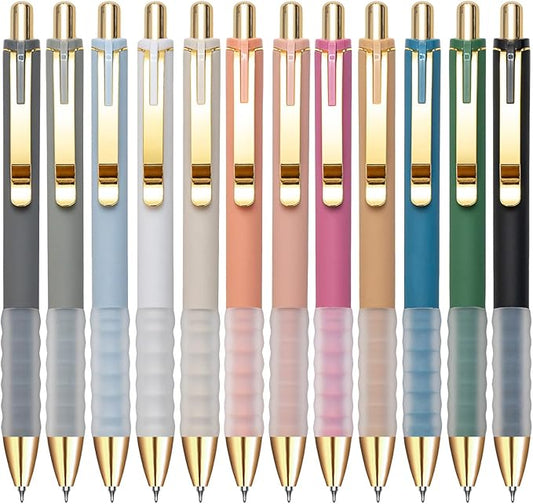Linbsunne Gel Pens Black Ink Pen 0.5mm fine Point Pens Smooth Writing by Linbsunne