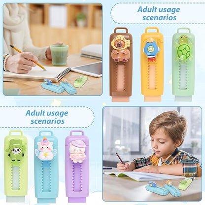 24 Pcs Cute Retractable Eraser for Pencils Cute School Supplies Kawaii Erasers - Image 4