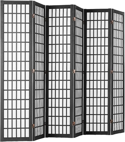 VEVOR Room Divider, 6 Panel Japanese Room Divider, Folding Privacy Screen Indoor - Image 10