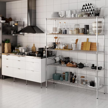 Regal Altair 18" Deep x 60" Wide x 74" Height Wire Shelving Kit | 5-Tier | NSF - Image 8