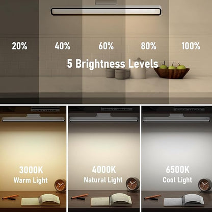 XmnSoly Magnetic Light Bar, 16.5in Rechargeable LED Desk Light Bar - Image 2