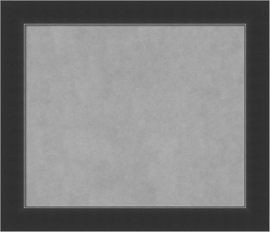 Amanti Art Black Framed Magnetic Board 25x29 Medium Vision Board by AmantiArt
