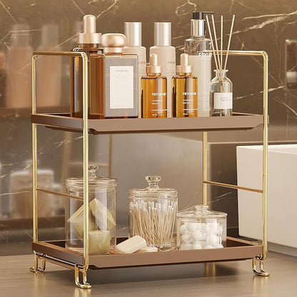 FSyueyun 2-Tier Bathroom Countertop Organizer, Bathroom Organizers and Storage by FSyueyun