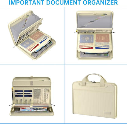 ENGPOW Accordion File Organizer, Fireproof Expanding File Folder - Image 4