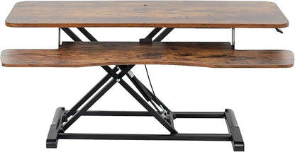 VIVO 42 inch Desk Converter, K Series, Height Adjustable Sit to Stand Riser by VIVO