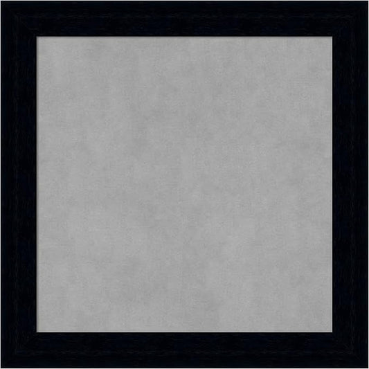 Amanti Art Black Framed Magnetic Board 24x24 Medium Vision Board by AmantiArt