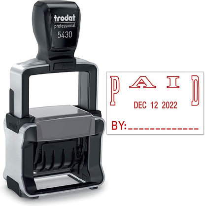 Trodat 5430 Professional Self-Inking Date Stamp by Maxmark