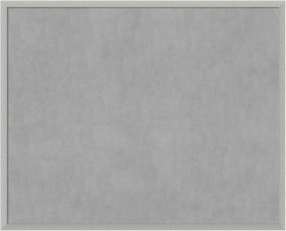 Amanti Art Silver Framed Magnetic Board 34x42 X-Large Vision Board by AmantiArt