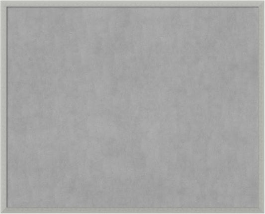 Amanti Art Silver Framed Magnetic Board 34x42 X-Large Vision Board by AmantiArt