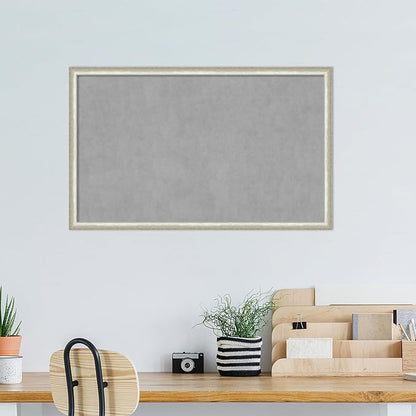 Amanti Art Silver Framed Magnetic Board 26x42 Large Vision Board - Image 5
