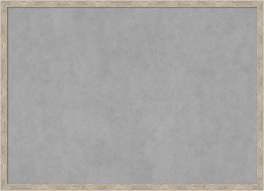 Amanti Art Silver Framed Magnetic Board 21x29 Medium Vision Board by AmantiArt
