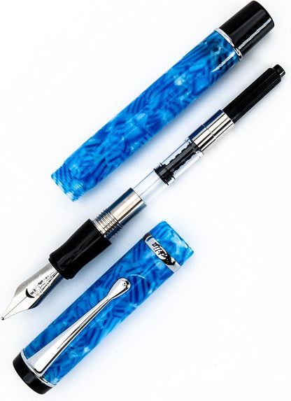 Conklin Duragraph Fountain Pen Ice Blue - Image 5