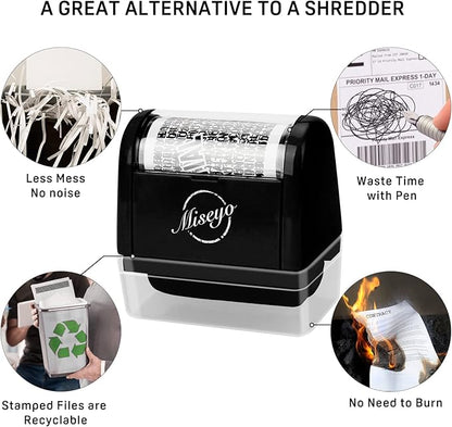 Miseyo Identity Theft Protection Roller Stamp Set - Image 6