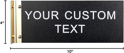 Custom Double-Sided Corridor Sign Personalized Hallway Corridor Sign Door Flag - Image 6