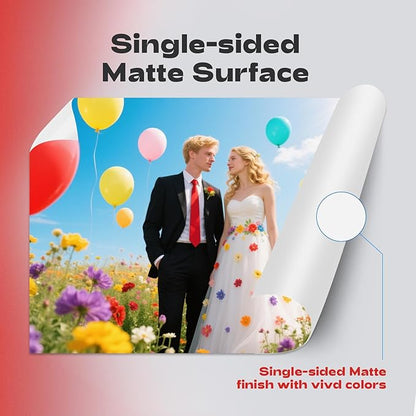 HARTWII 120 Sheets Matte Presentation Paper 11x17 48lb 180gsm Photo Paper - Image 4