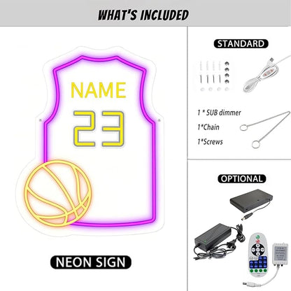 Custom Basketball Jersey Neon Signs - Image 6