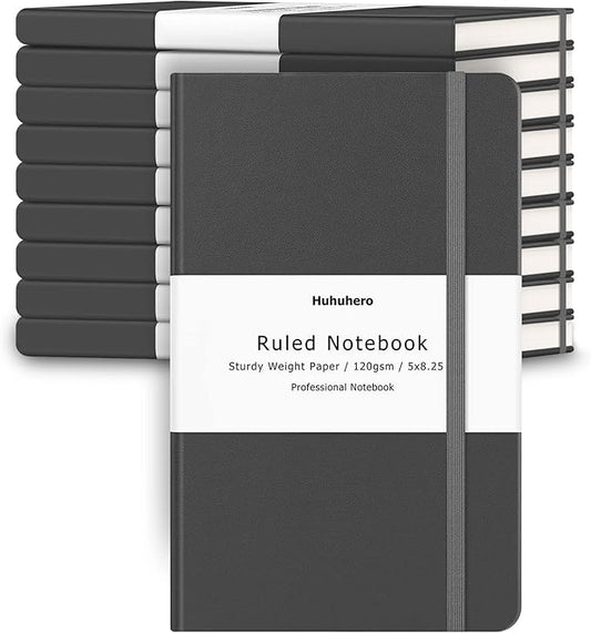 Huhuhero Notebooks Journal, College Ruled Notebook, Premium Thick Paper Lined by Huhuhero