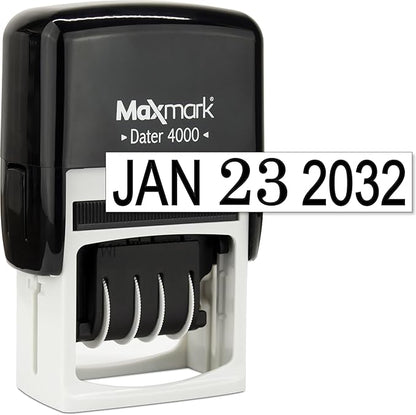 MaxMark Dater 4000 Self Inking Date Stamp - Image 2