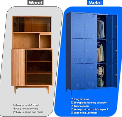 SUPEER 9 Doors Metal Locker for Employees - Image 6