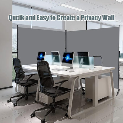 Room Divider Single Panel Privacy Screen, Thickened Fabric 6FT Room Divider - Image 4