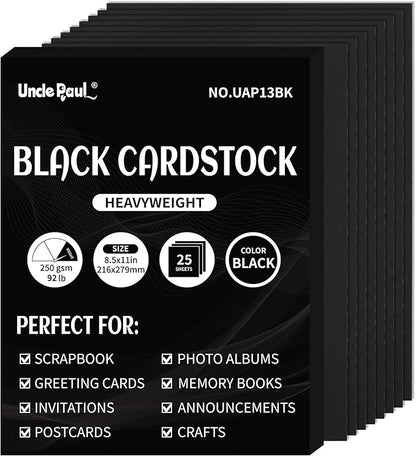 Black Cardstock by UnclePaul