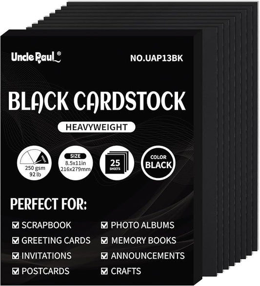 Black Cardstock by UnclePaul
