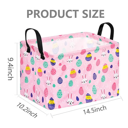 FUULOXE Storage Bin for Shelves Rectangle Closet Baskets Foldable Box - Image 2