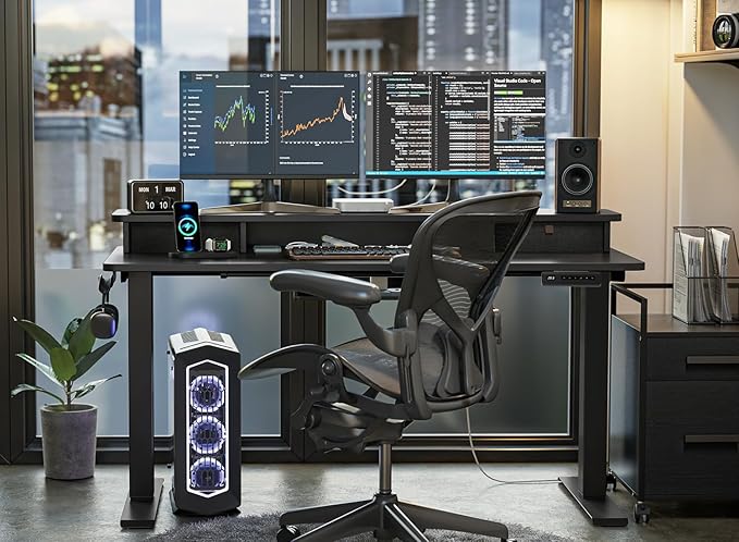 FEZIBO 48 x 24 Inch Height Adjustable Electric Standing Desk - Image 2