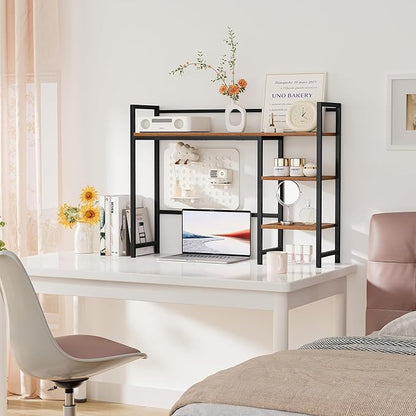 Snughome Desk Shelf, 38.6" Desktop Organizer Shelf, Desk Hutch - Image 5