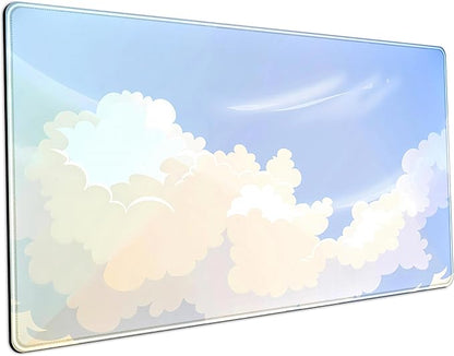 Blue Cloud XXL Large Extended Gaming Mouse Pad Computer Mat Aesthetics Mousepad by LuckyCow