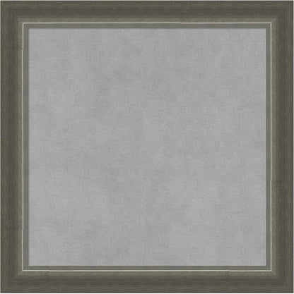 Amanti Art Silver Framed Magnetic Board 19x19 Small Vision Board by AmantiArt