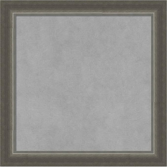 Amanti Art Silver Framed Magnetic Board 19x19 Small Vision Board by AmantiArt