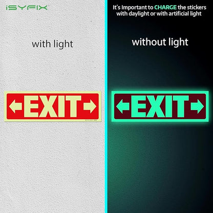 iSYFIX Exit Stickers Signs - Image 2