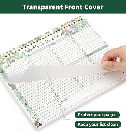104 Pgs Weekly To Do List Notepad, 52 Duplex-Printed Undated Sheets 100 - Image 7