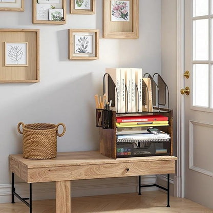 Boershun Wood Desk Organizer - Image 4